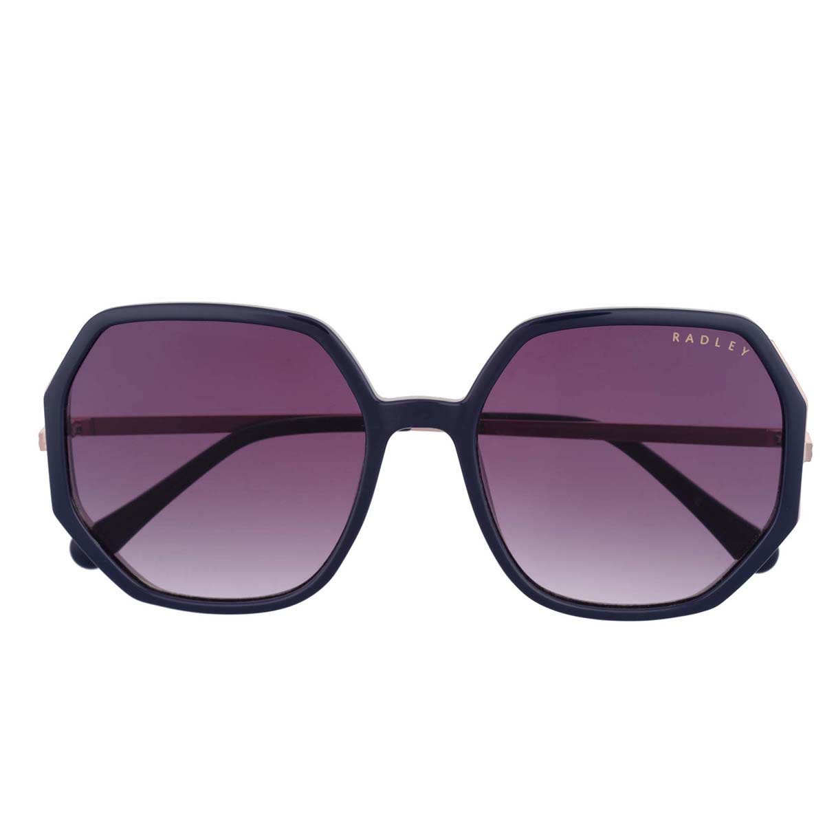 Radley London Rose Gold Oversized Hexagon Sunglasses