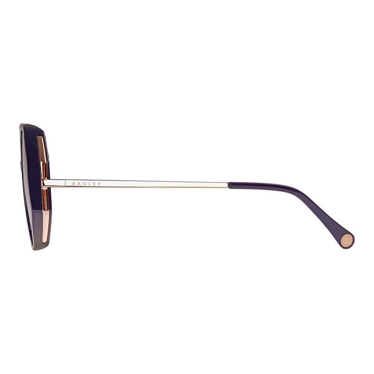 Radley London Rose Gold Oversized Hexagon Sunglasses