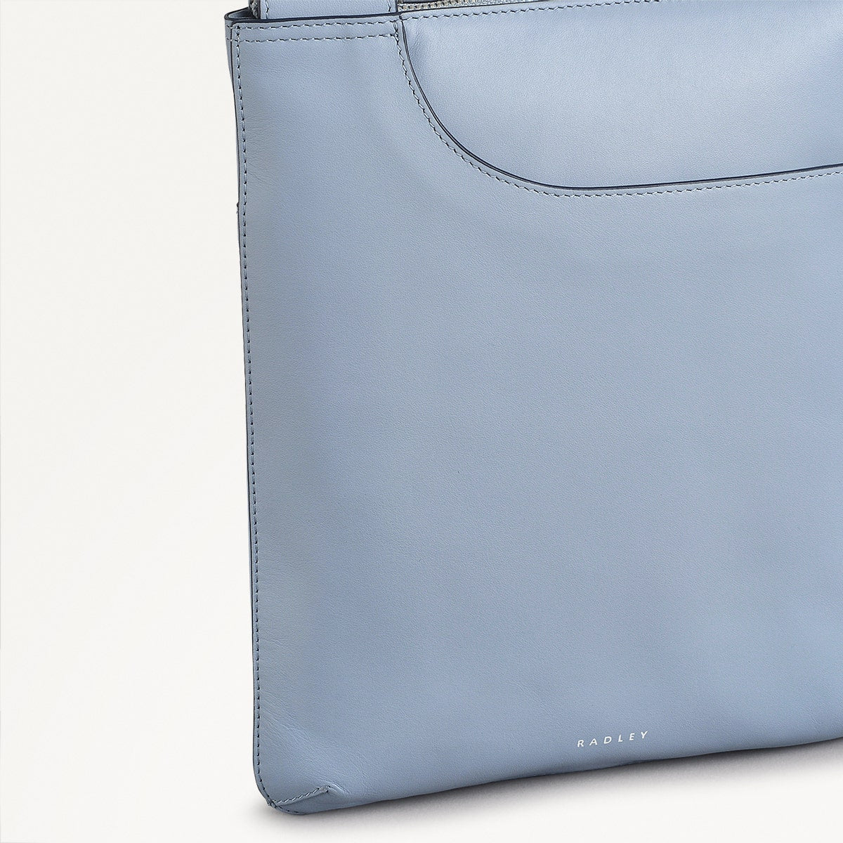 Radley London Smoke Blue Medium Ziptop Cross Body Bag