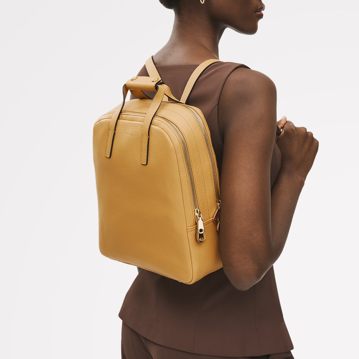 Radley London Pecan Medium Zip Around Backpack
