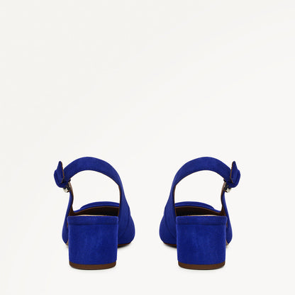 Radley London Royal Blue Heeled Slingback
