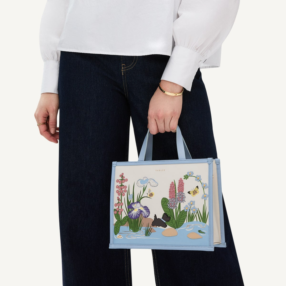 Radley London Chalk Small Ziptop Grab Bag