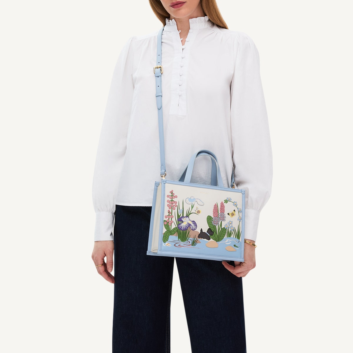 Radley London Chalk Small Ziptop Grab Bag
