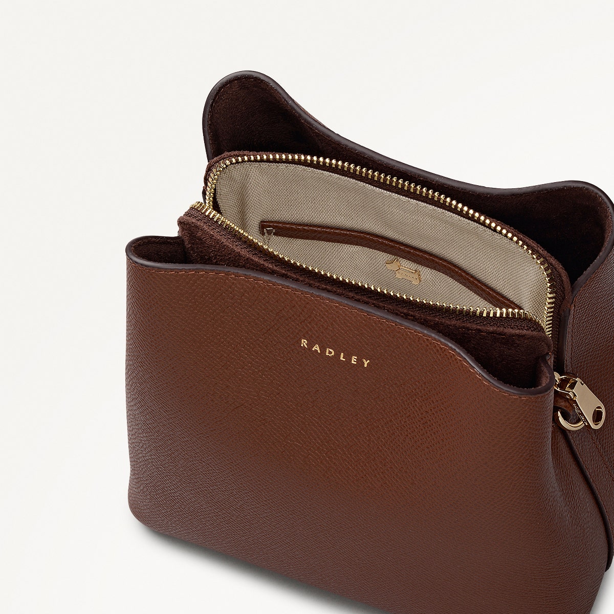 Radley London Chocolate Small Compartment Cross Body Bag