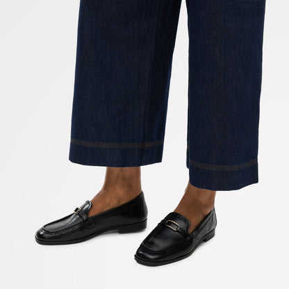 Radley London Black Trim Square Toe Loafer