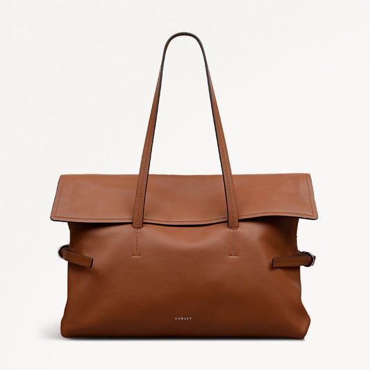 Radley London Toffee Medium Flapover Shoulder Bag