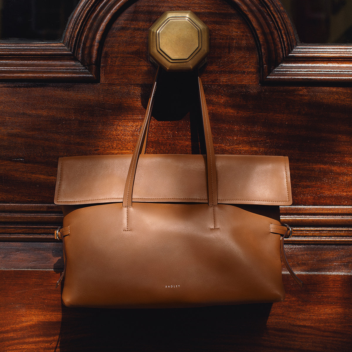 Radley London Toffee Medium Flapover Shoulder Bag
