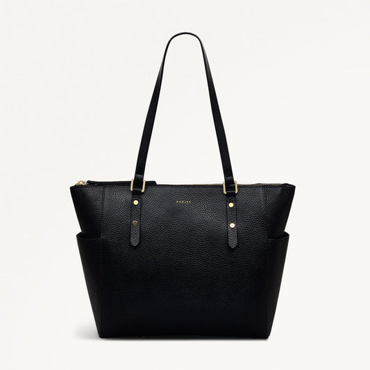 Radley London Black Large Ziptop Shoulder Bag