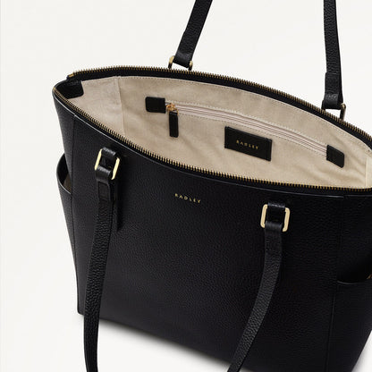 Radley London Black Large Ziptop Shoulder Bag