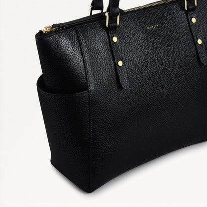 Radley London Black Large Ziptop Shoulder Bag