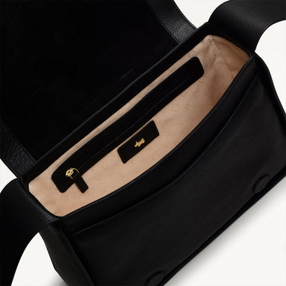 Radley London Black Large Flapover Cross Body Bag