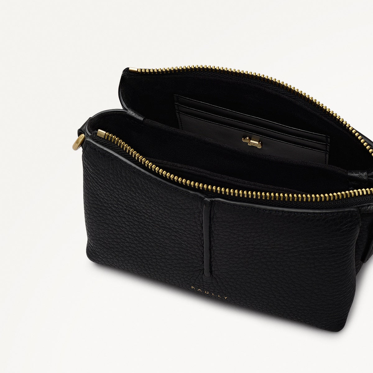 Radley London Black Small Ziptop Cross Body Bag