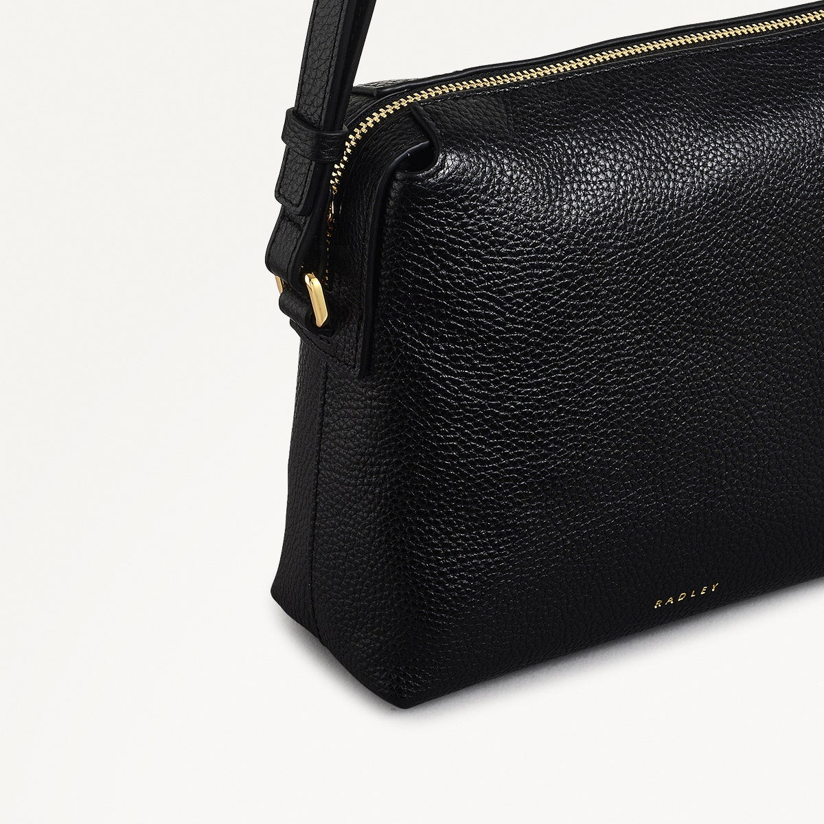 Radley London Black Mini Ziptop Cross Body Bag