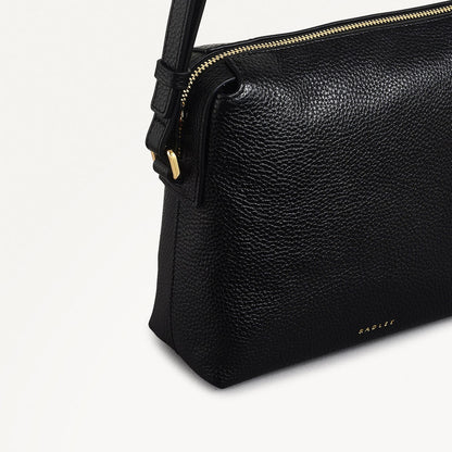 Radley London Black Mini Ziptop Cross Body Bag