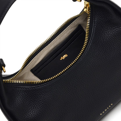 Radley London Black Small Ziptop Grab Bag