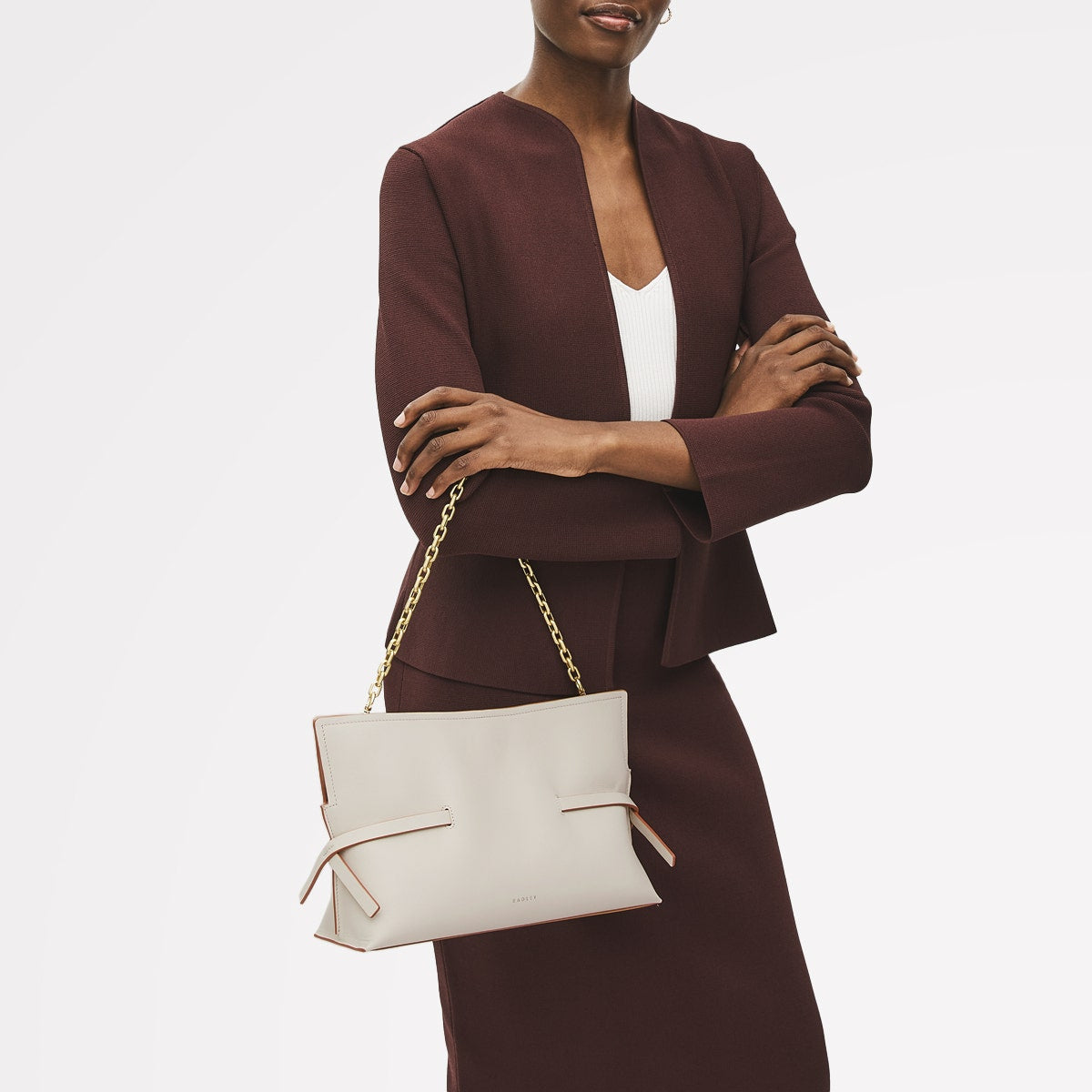 Radley London Chalk Medium Open Top Clutch Bag