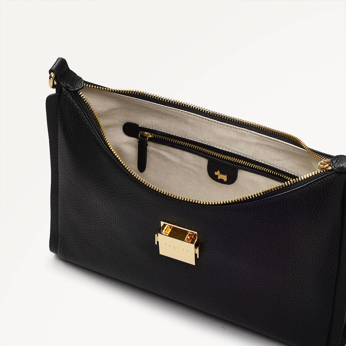 Radley London Black Medium Ziptop Shoulder Bag