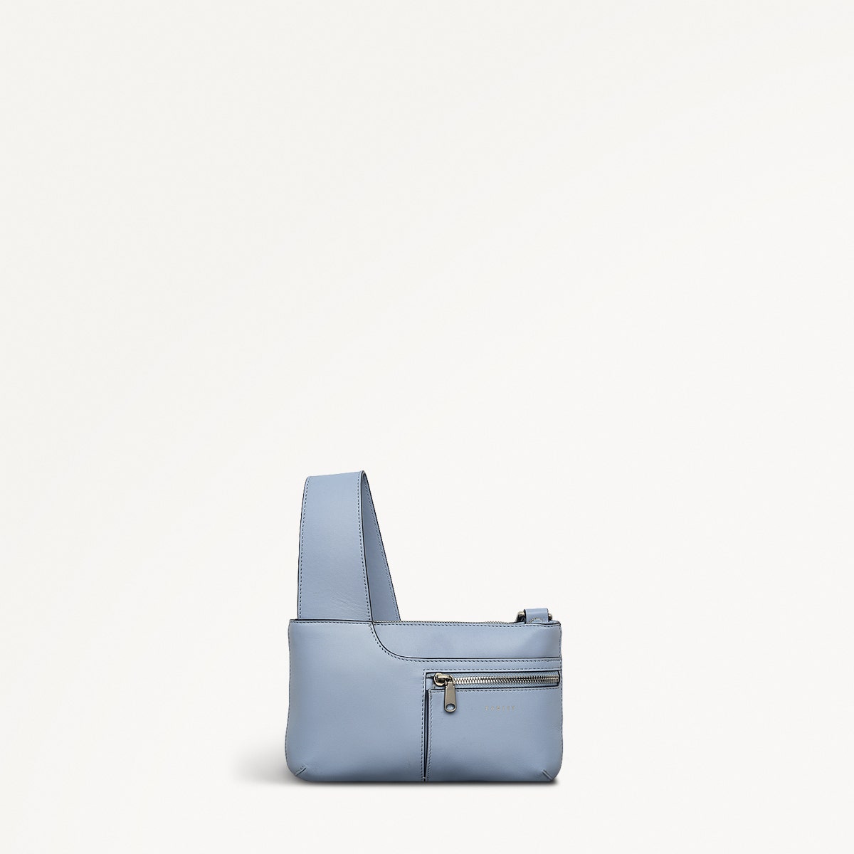 Radley London Smoke Blue Mini Ziptop Cross Body Bag