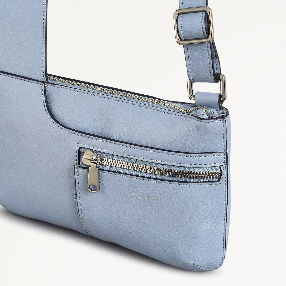 Radley London Smoke Blue Mini Ziptop Cross Body Bag