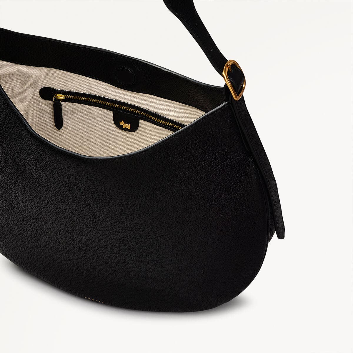 Radley London Black Large Open Top Shoulder Bag