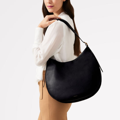 Radley London Black Large Open Top Shoulder Bag