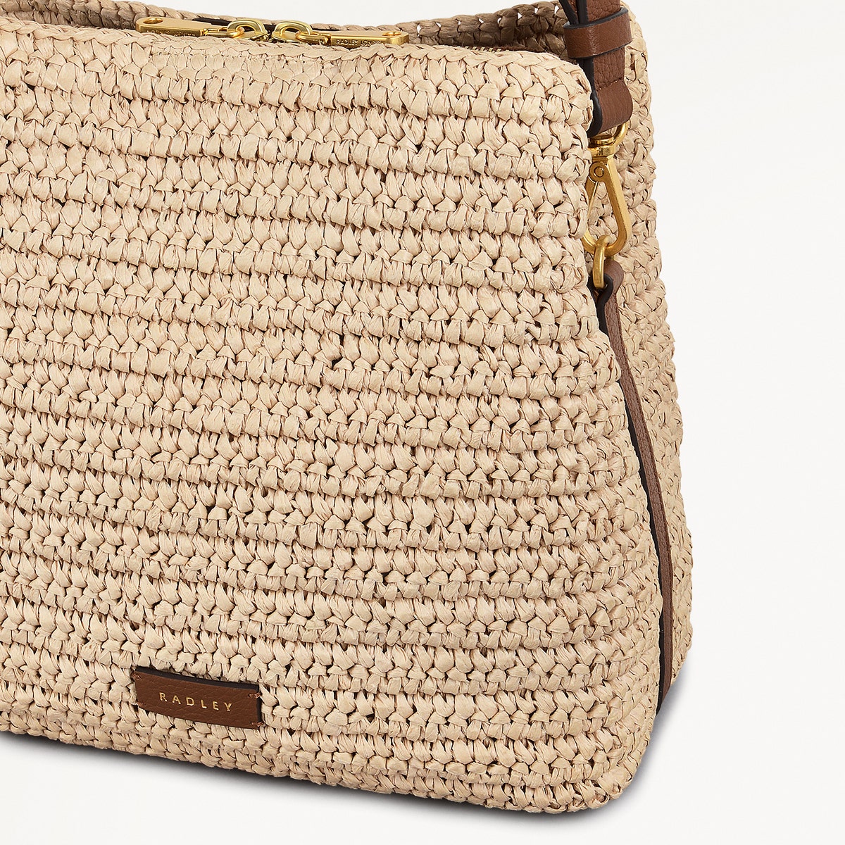 Radley London Natural Medium Compartment Cross Body Bag