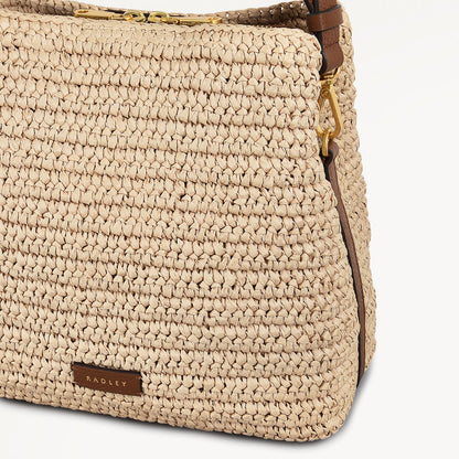 Radley London Natural Medium Compartment Cross Body Bag