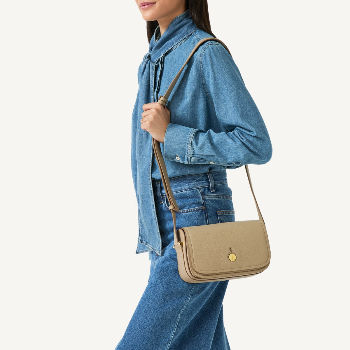 Radley London Stone Medium Flapover Cross Body Bag