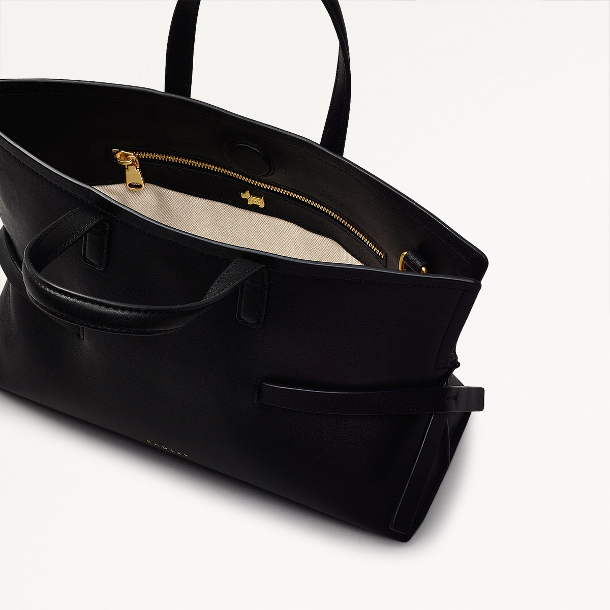 Radley London Black Small Open Top Cross Body Bag