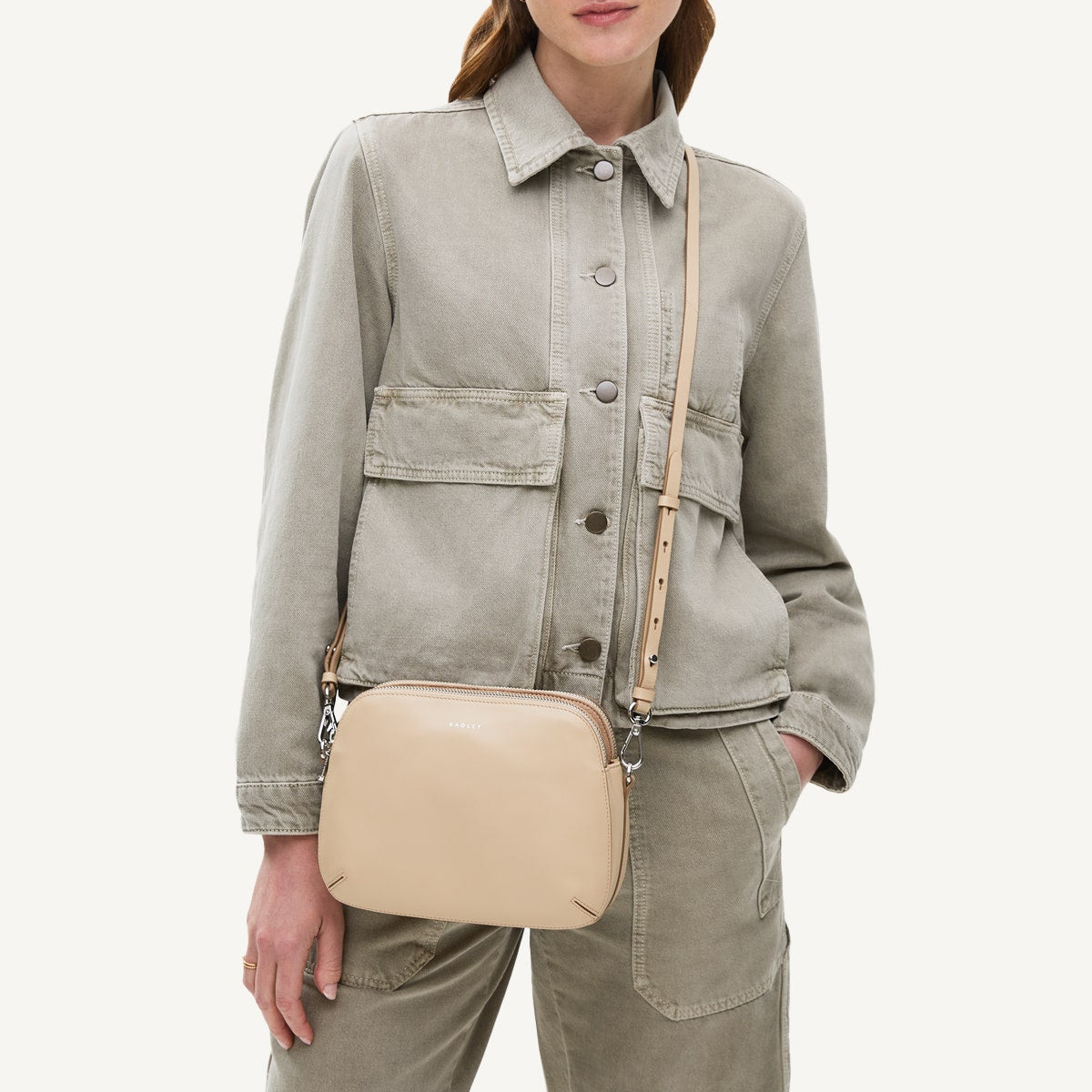 Radley London Stone Medium Ziptop Cross Body Bag