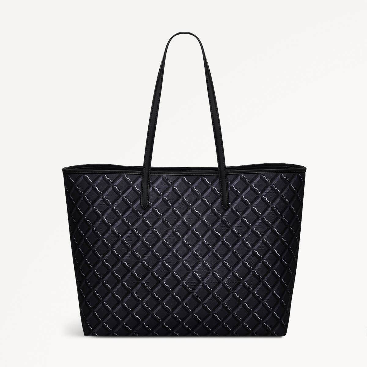 Radley London Black Large Open Top Tote Bag