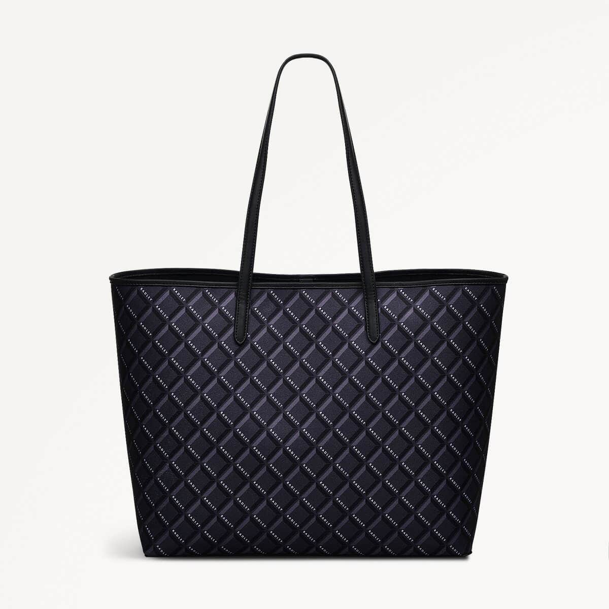 Radley London Black Large Open Top Tote Bag