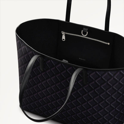 Radley London Black Large Open Top Tote Bag
