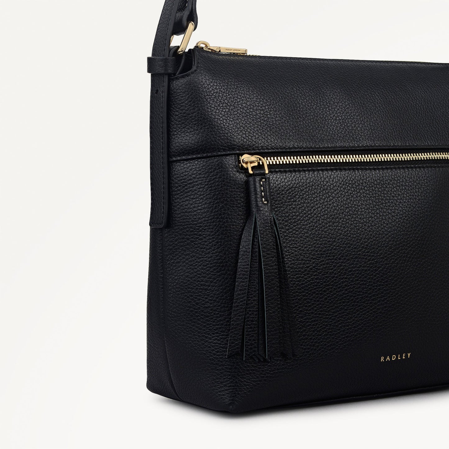 Radley London Black Small Ziptop Cross Body Bag