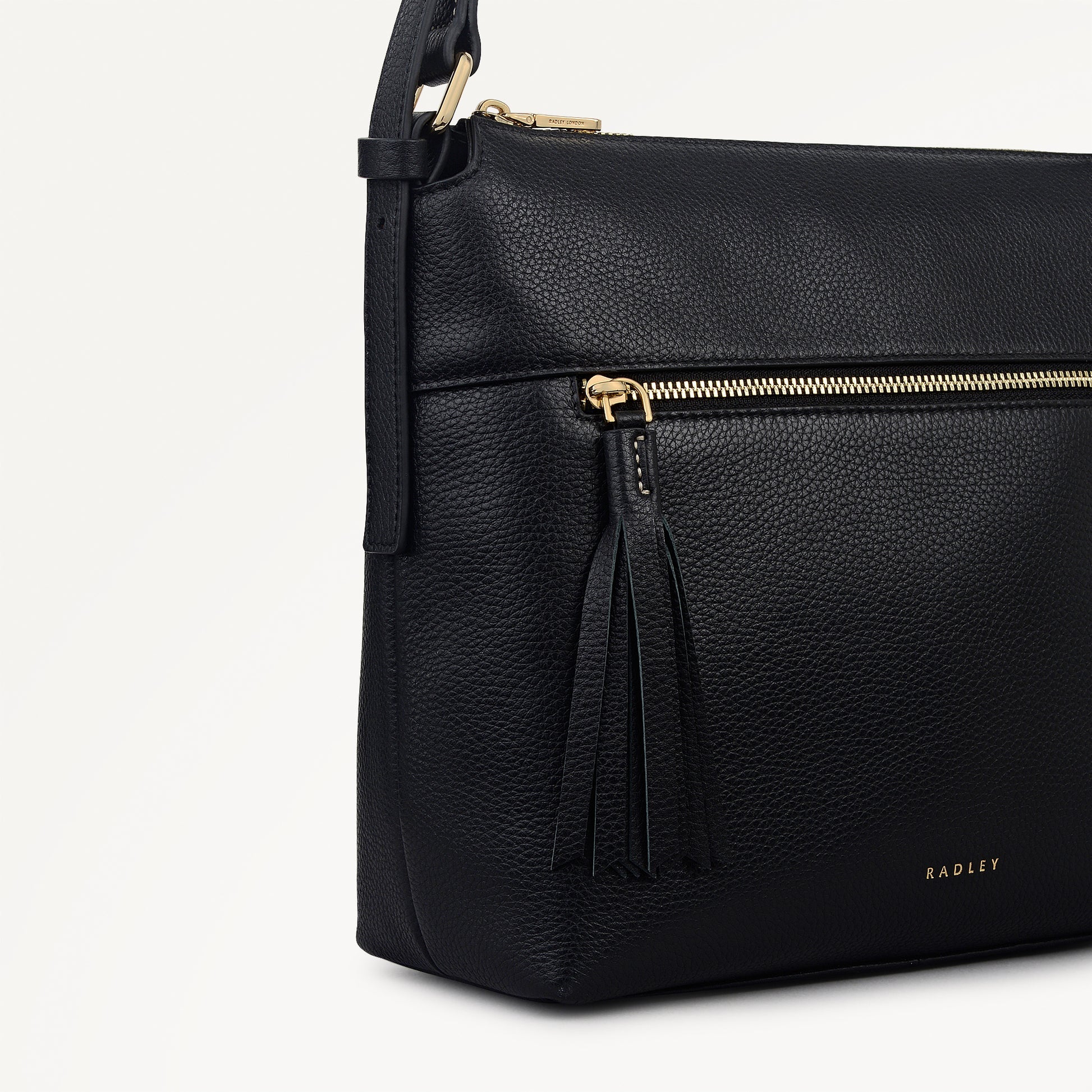 Radley London Black Small Ziptop Cross Body Bag