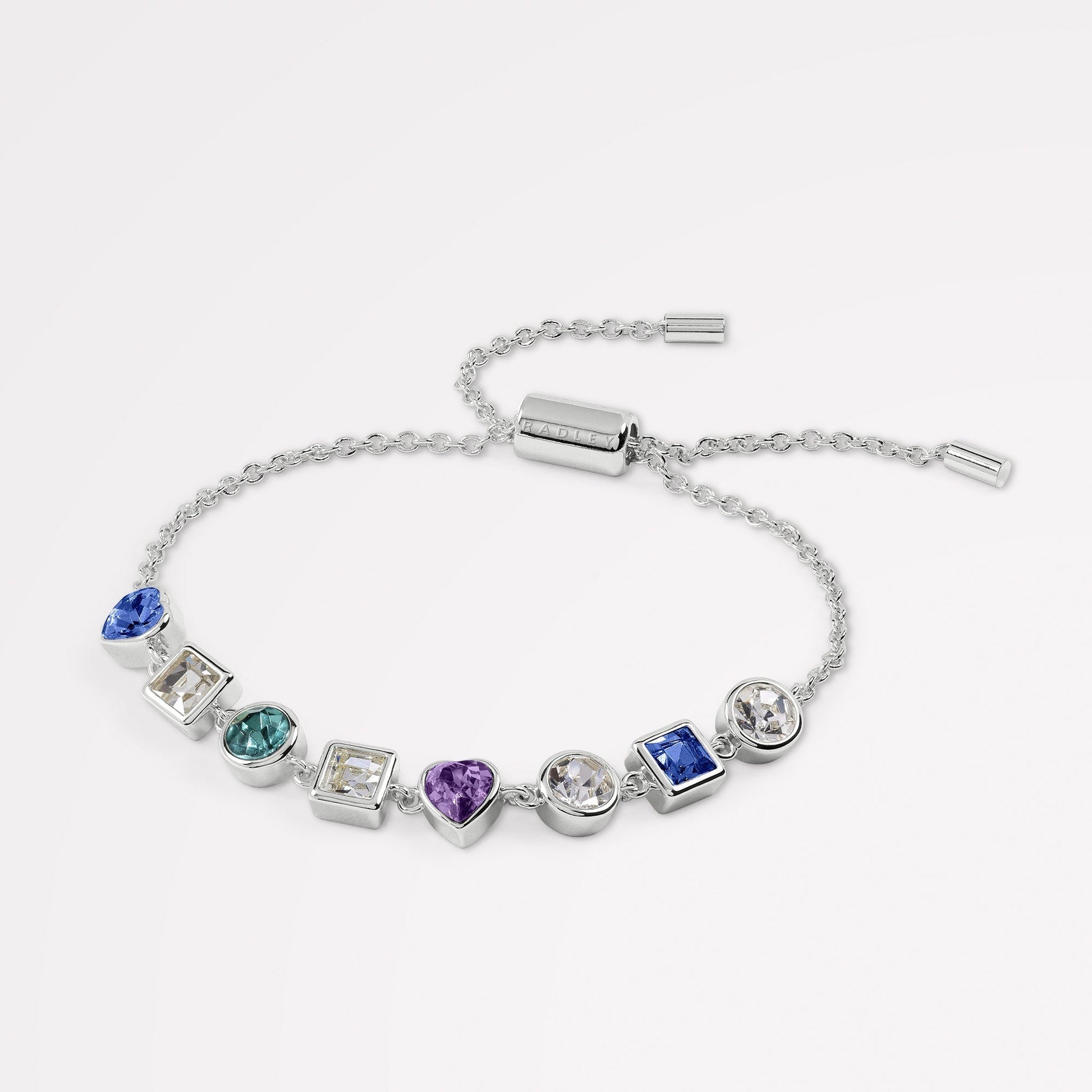 Radley London Silver Multi Stone Bracelet