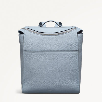 Radley London Smoke Blue Medium Ziptop Backpack