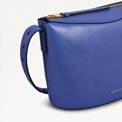 Radley London Yves Blue Small Ziptop Cross Body Bag