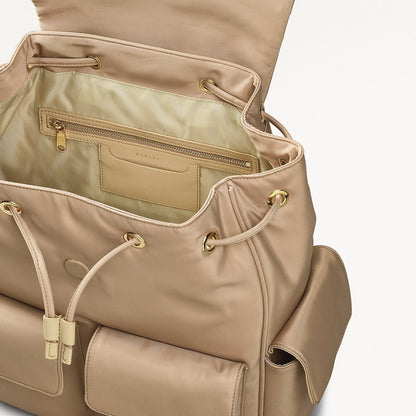 Radley London Stone Medium Flapover Backpack