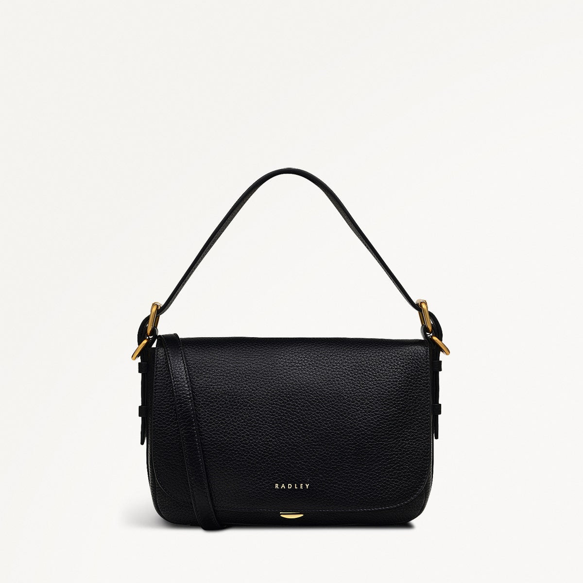 Radley London Black Small Flapover Cross Body Bag