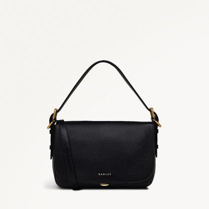 Radley London Black Small Flapover Cross Body Bag