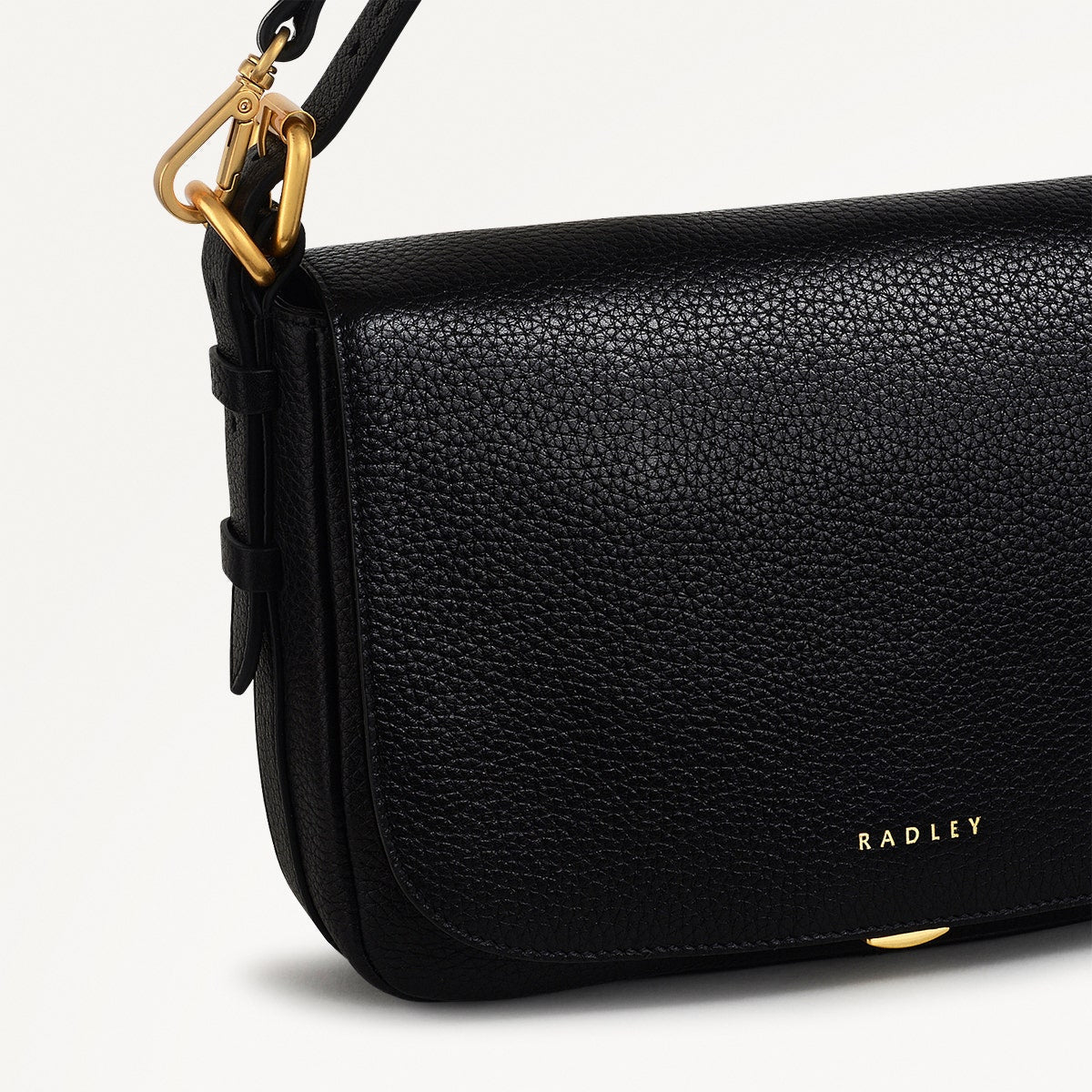 Radley London Black Small Flapover Cross Body Bag