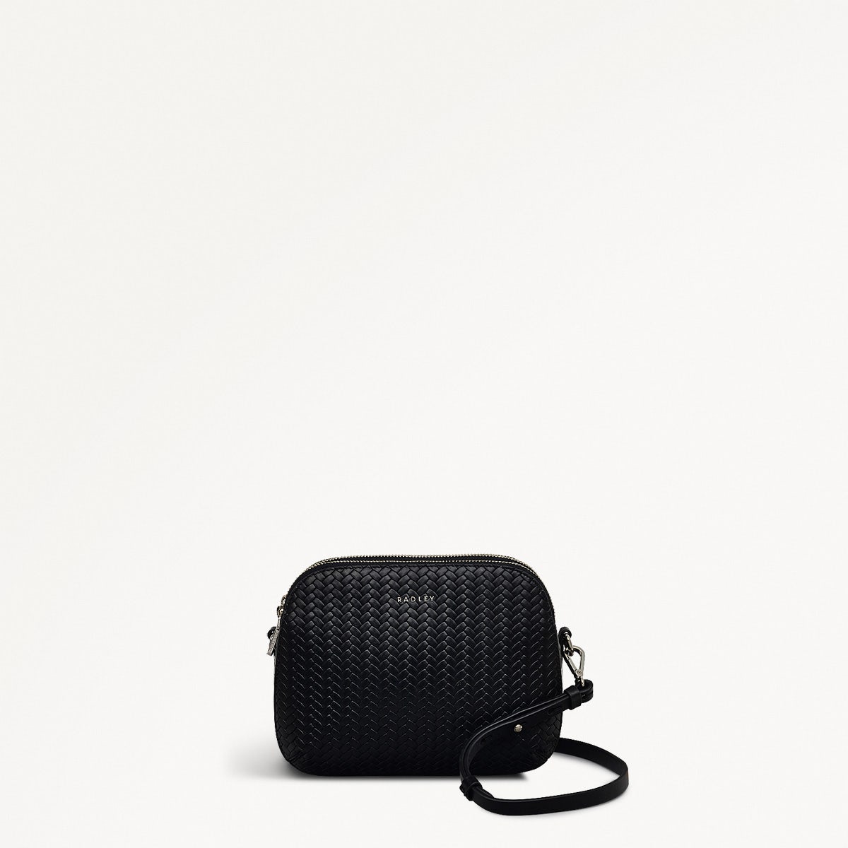 Radley London Black Medium Ziptop Crossbdody Bag