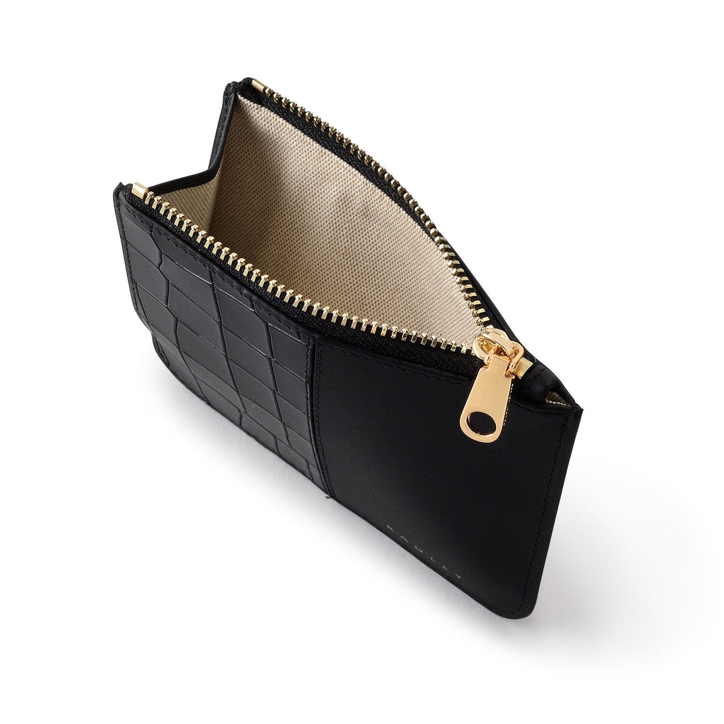 Radley London Black Small Ziptop Coin Purse