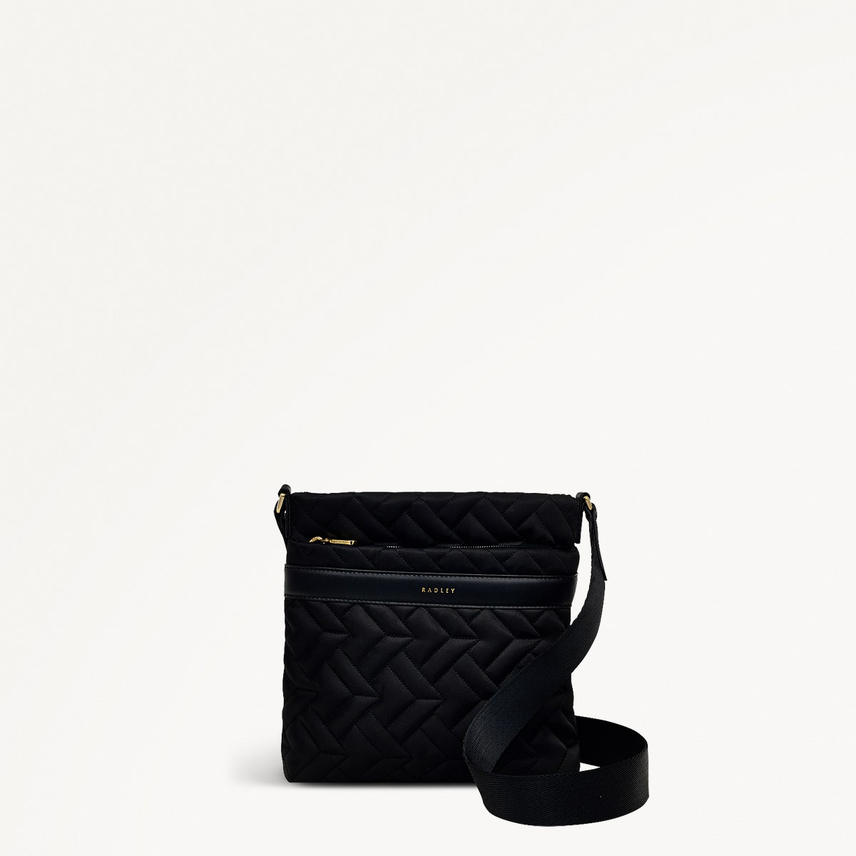 Radley London Black Small Ziptop Cross Body Bag