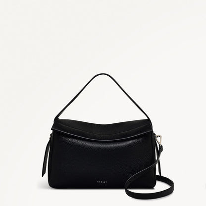 Radley London Black Medium Ziptop Grab Bag