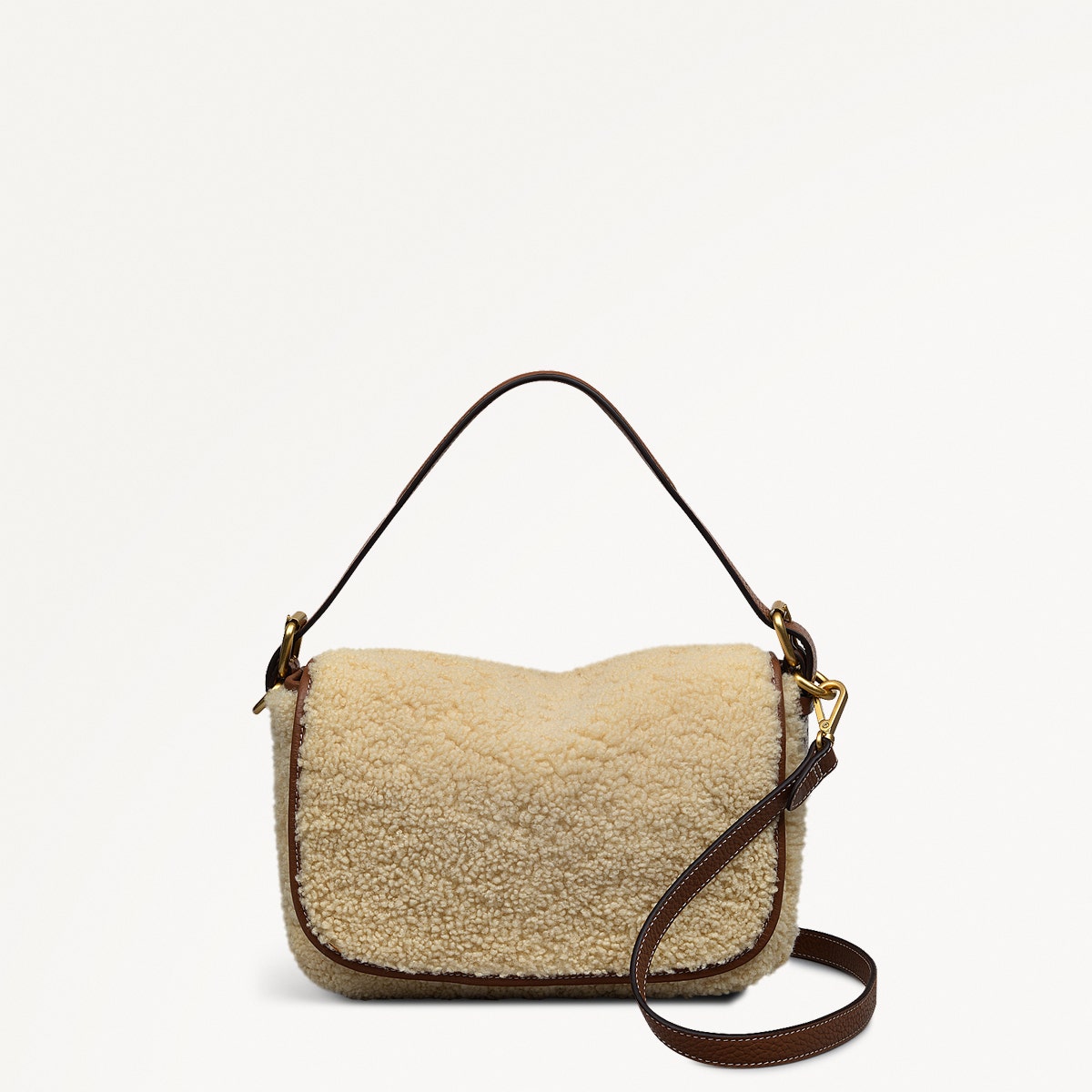 Radley London Natural Small Flapover Cross Body Bag