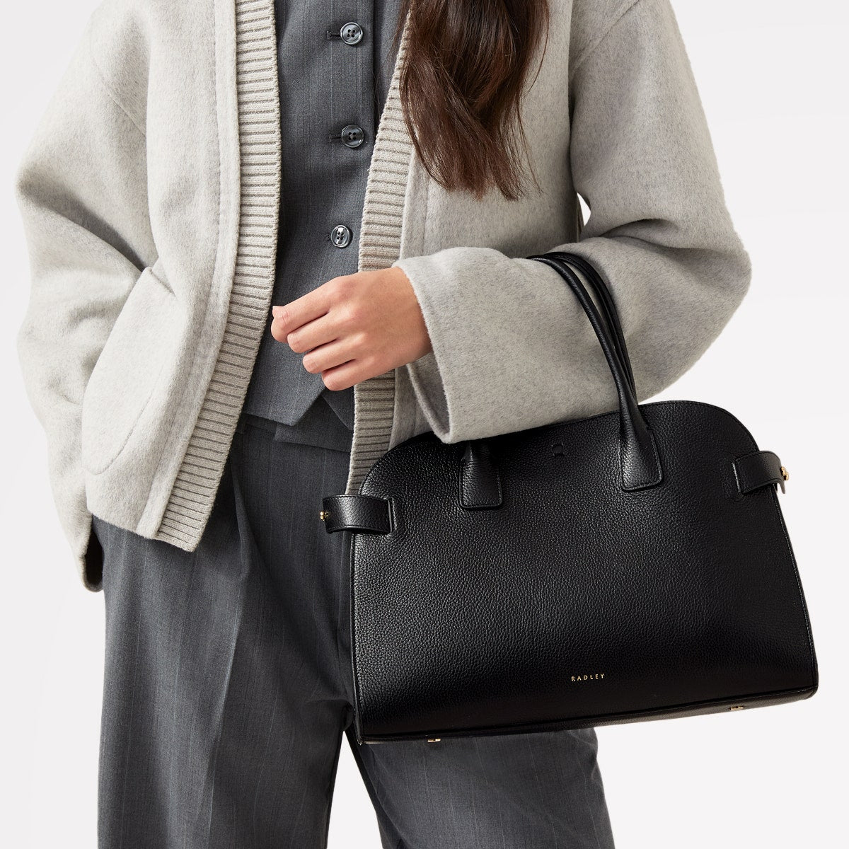 Radley London Black Medium Open Top Grab Bag