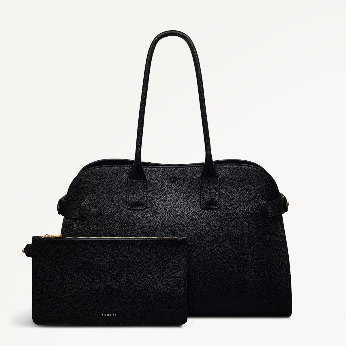 Radley London Black Large Open Top Shoulder Bag