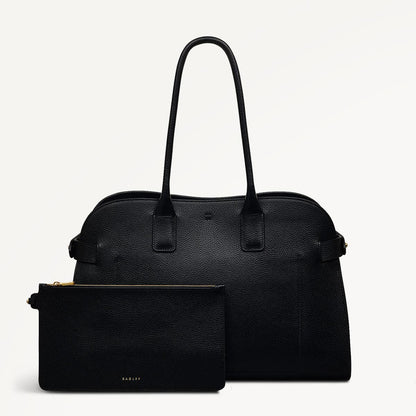 Radley London Black Large Open Top Shoulder Bag